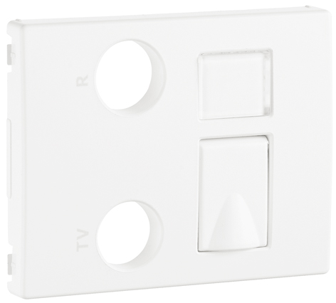 CENTRO P/TOMADA MISTA R-TV-RJ45/R-TV-RJ45-FO