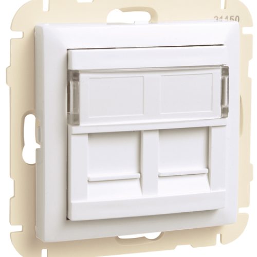 ARO C/MODULO DUPLO CONECT RJ45 BR