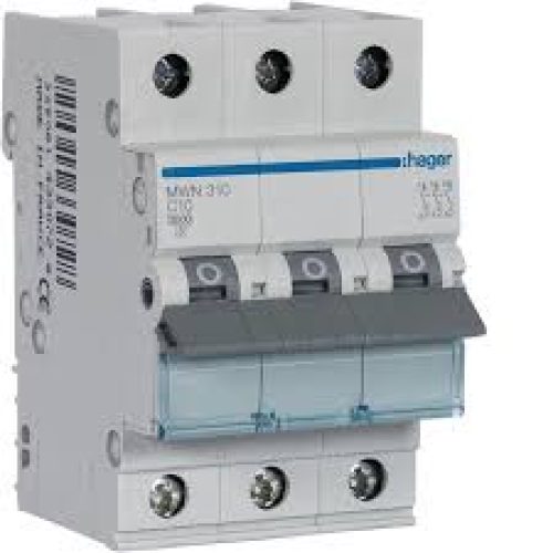 DISJUNTOR 3P 10A C 3KA MWN310