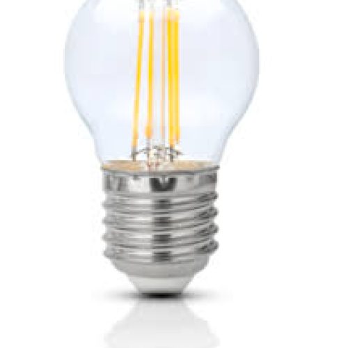 LAMPADA LED FILAMENTO ESFERICA LUSTRE E27 4W 2700K BLISTER